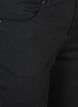 H&oslash;jtaljede Amy capri jeans med super slim fit, Sort, Packshot image number 2