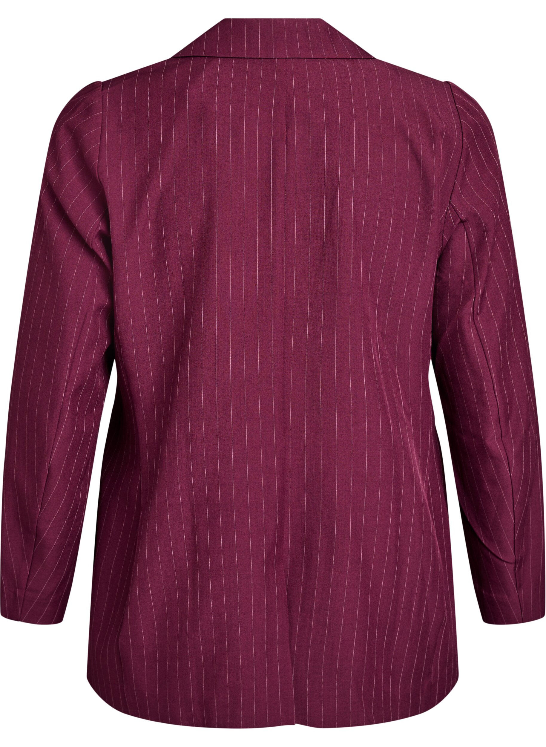 Zizzi FLASH - Blazer med lommer og slids, R&oslash;d, Packshot image number 1