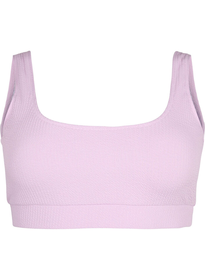 Bikini top med crepe struktur, Orchid Bouquet, Packshot image number 0