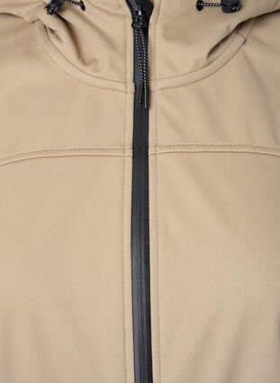 Softshell jakke med color-block, Black Comb, Packshot image number 2