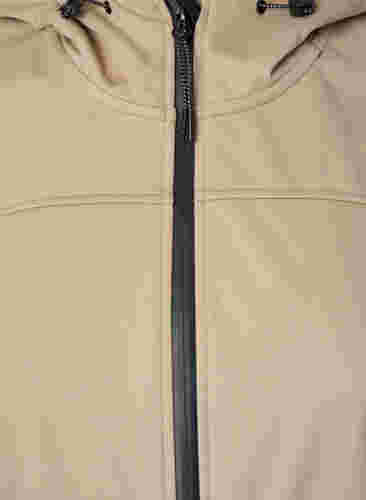 Softshell jakke med color-block, Black Comb, Packshot image number 2