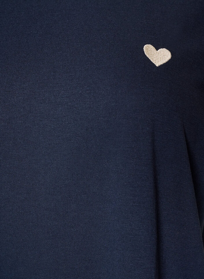 T-shirt med motiv, Bl&aring;, Packshot image number 2