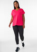 L&oslash;s tr&aelig;nings t-shirt med v-hals, Lyser&oslash;d, Model image number 1