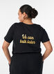 T-shirt med motiv, Sort, Model image number 2