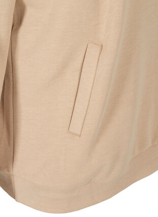 Sweatshirt med lommer og hætte, Cornstalk, Packshot image number 3