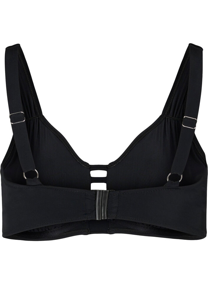 Bikini bøjle bh med udtagelige indlæg, Black, Packshot image number 1
