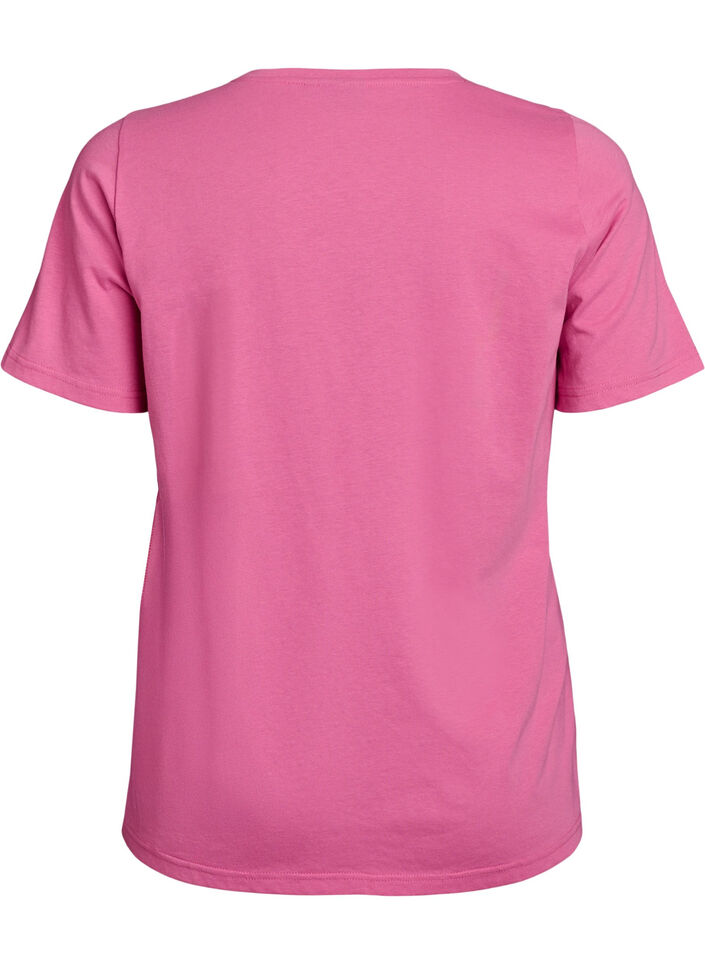 T-shirt med motiv, Lyser&oslash;d, Packshot image number 1