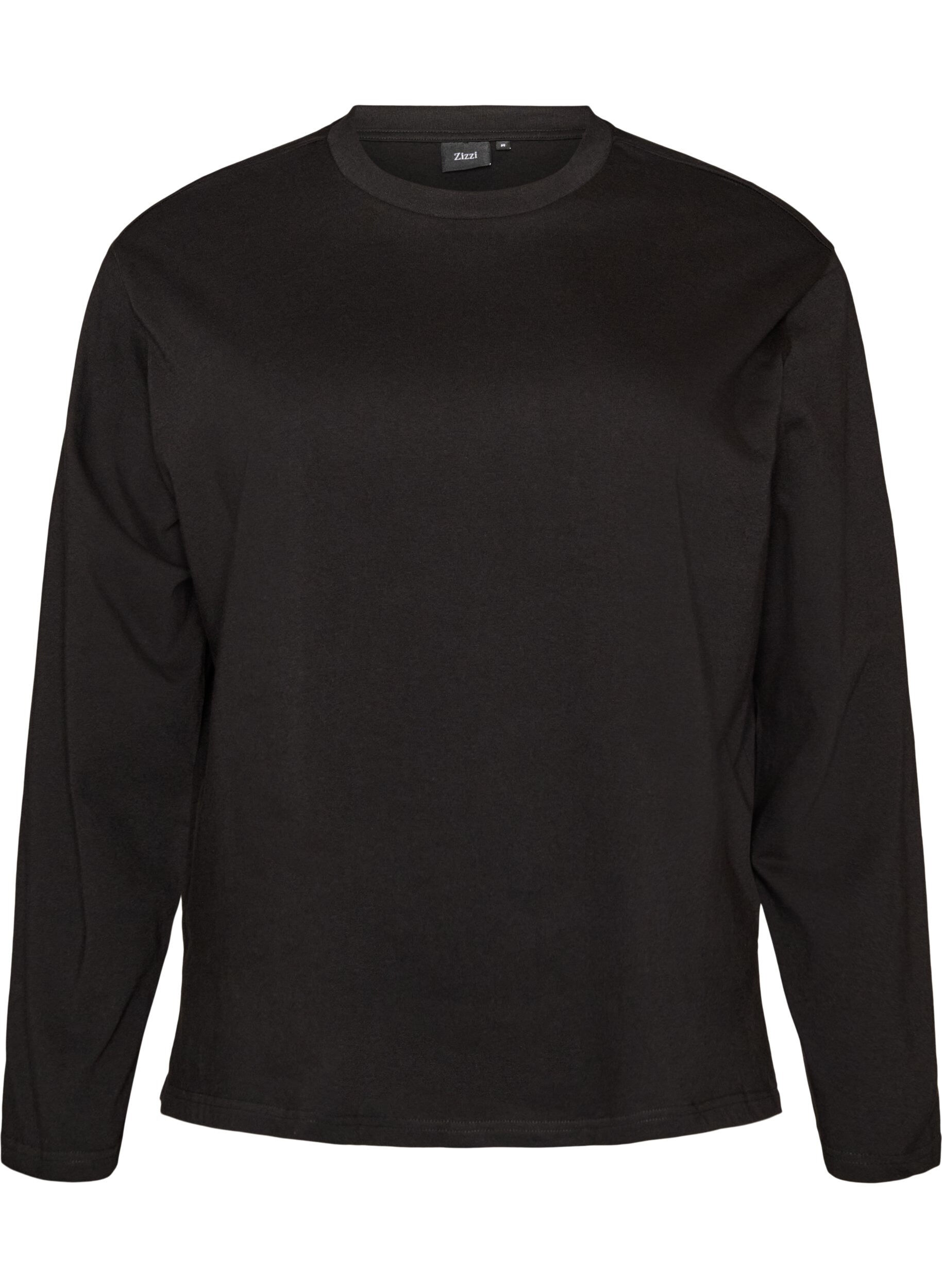 Basis t-shirt med lange &aelig;rmer