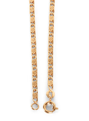 Kort guldfarvet halskæde, Gold, Packshot image number 3
