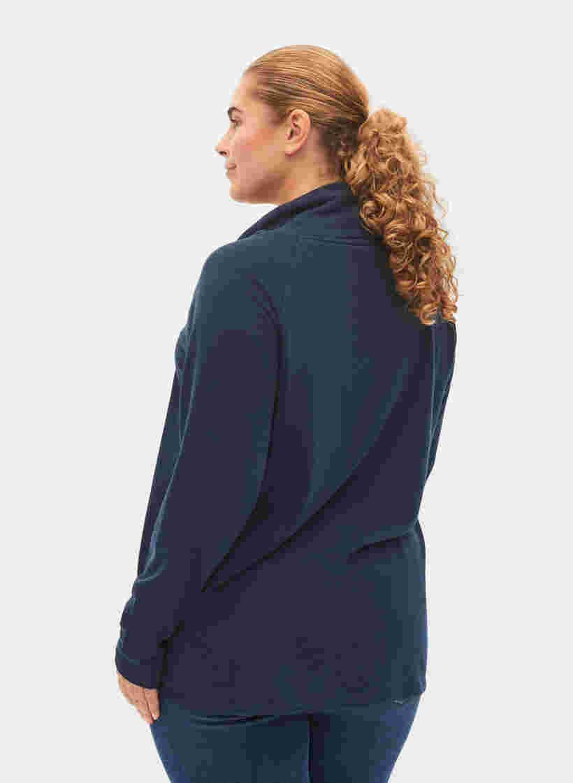 Sweatshirt med høj krave, Navy Blazer, Model image number 1