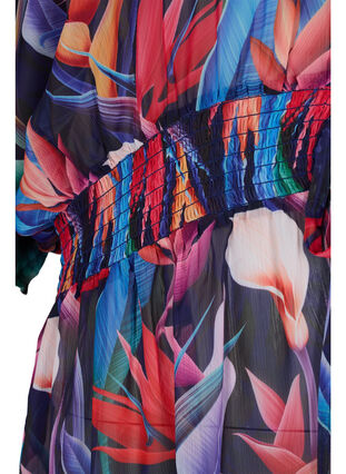 Strand kimono med print, Bright Leaf, Packshot image number 2