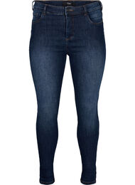 Super slim jeans med høj talje, Dark Blue