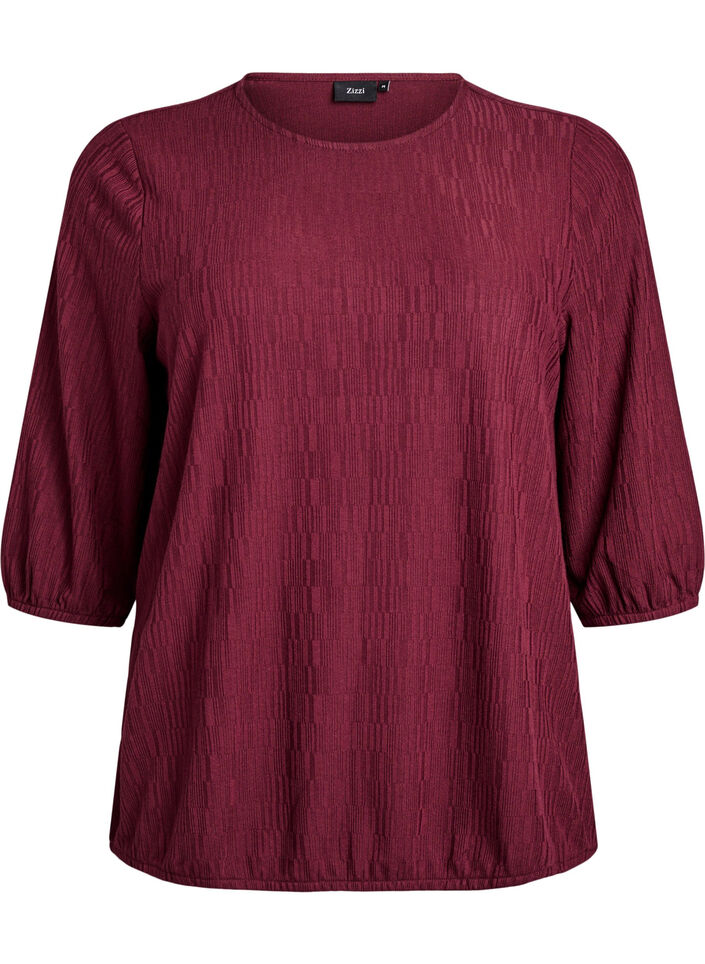 ZhMacy 834 - Bluse med Elastik forneden