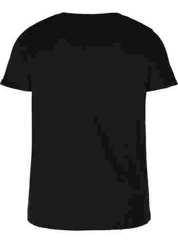 Trænings t-shirt med print, Black Run, Packshot image number 1