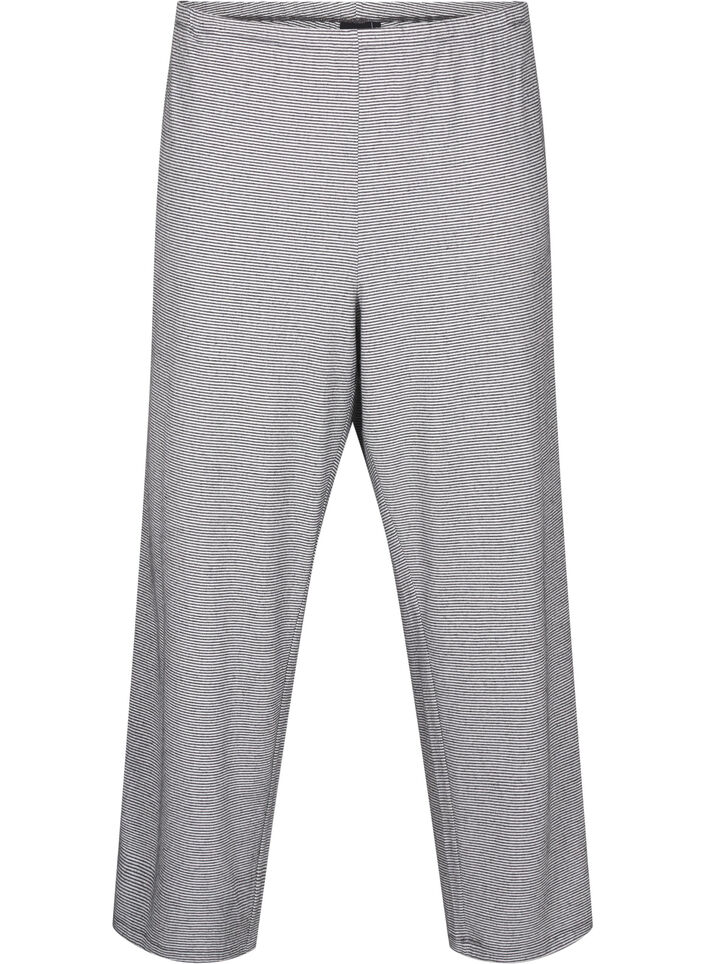 Natbukser med lommer, Striped DGM , Packshot image number 0