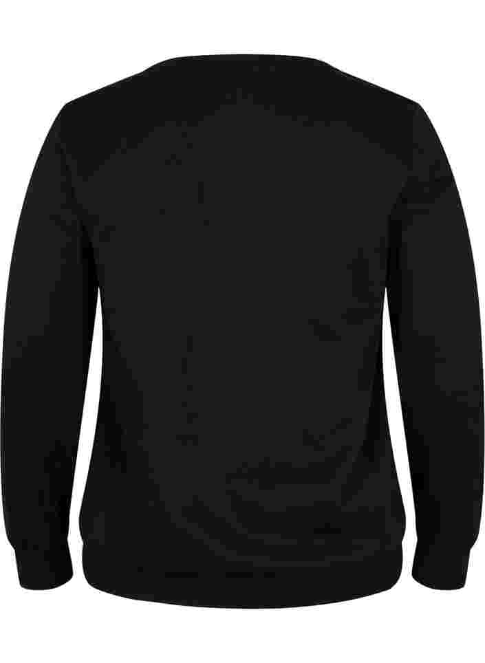 Jule sweatshirt, Black Jingle, Packshot image number 1
