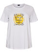 T-shirt med motiv, Hvid, Packshot image number 0