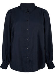 Langærmet skjorte i TENCEL™ Modal , Black