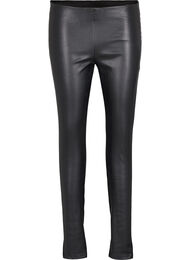 Leggings med imiteret læder, Black