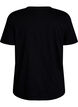 T-shirt med motiv, Sort, Packshot image number 1