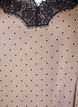 Stroptop med blonder og asymmetrisk kant, Beige, Packshot image number 2