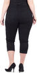 Slim fit Emily capri jeans, Sort, Packshot image number 4