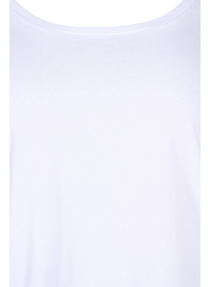2-pak basis bluse i bomuld, Navy B/B White, Packshot image number 3