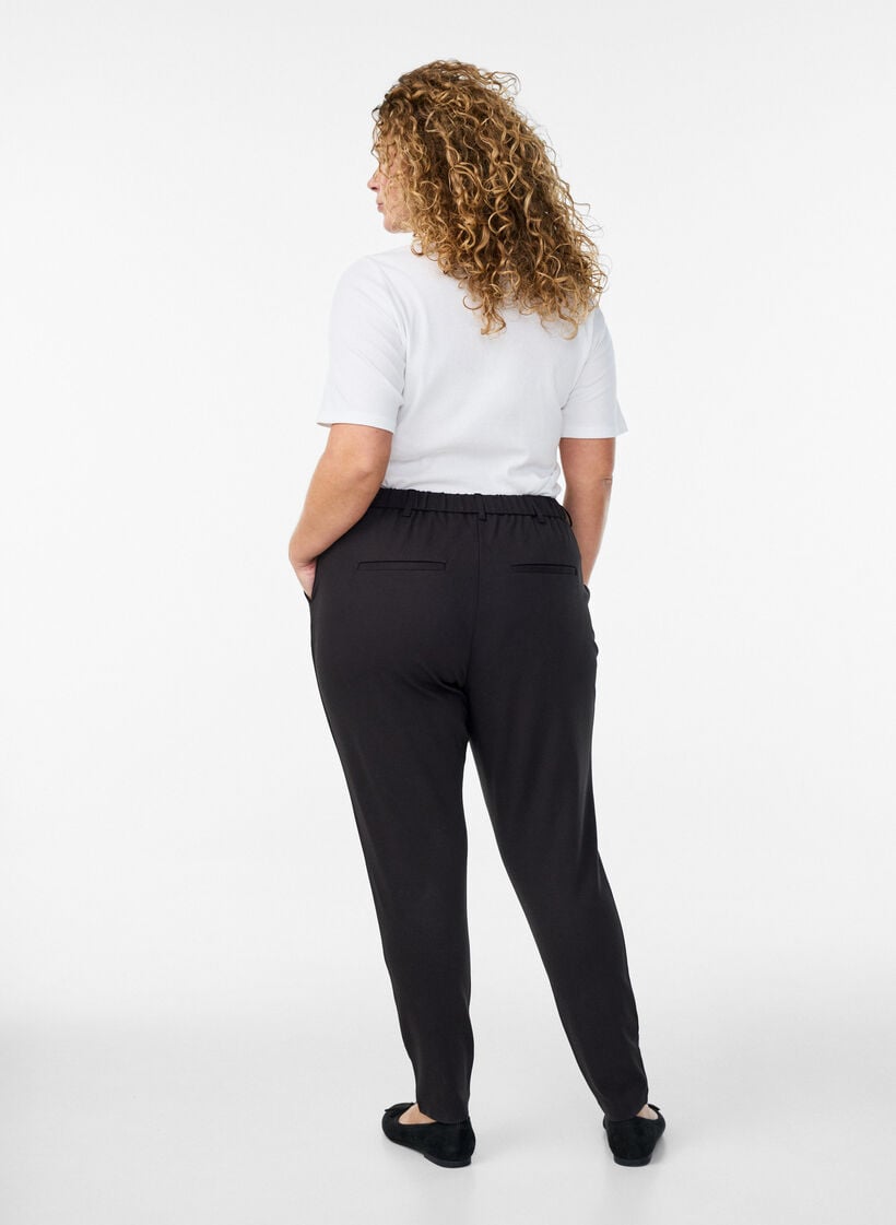 Cropped Maddison bukser, Sort, Model image number 1