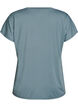 L&oslash;s tr&aelig;nings t-shirt med v-hals, Gr&aring;, Packshot image number 1