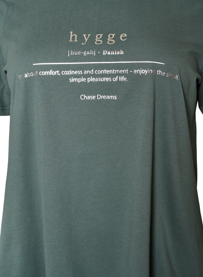 T-shirt med motiv, Gr&oslash;n, Packshot image number 2