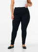 Jeggings med h&oslash;j talje, Sort, Model image number 2