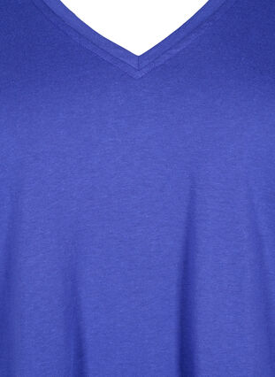 FLASH - T-shirt med v-hals, Royal Blue, Packshot image number 2