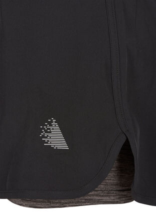 Trænings shorts, Black w DGM, Packshot image number 2