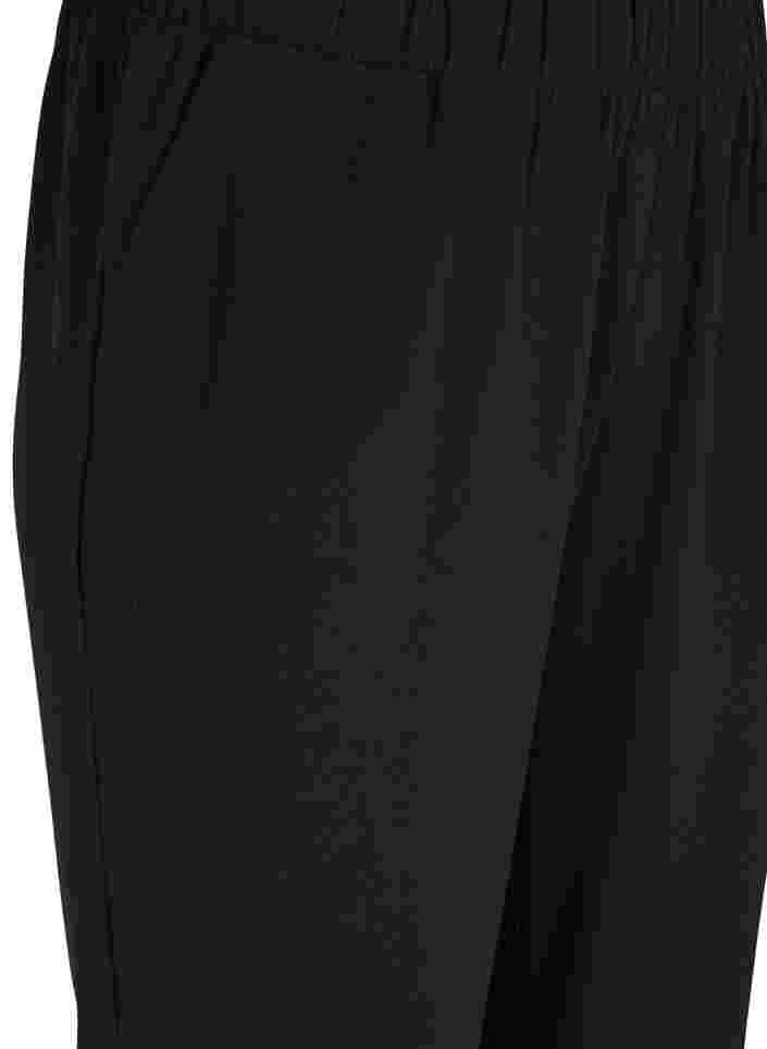 Løse bukser med lommer, Black, Packshot image number 2