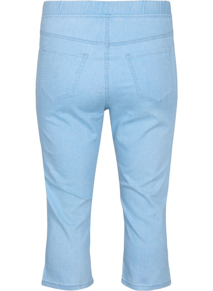 Knickers i bomuldsmix, Light blue denim, Packshot image number 1