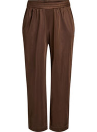 Trackpants med sidestriber og lommer, Brun