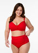 Bikini underdel med h&oslash;j talje, R&oslash;d, Model image number 0
