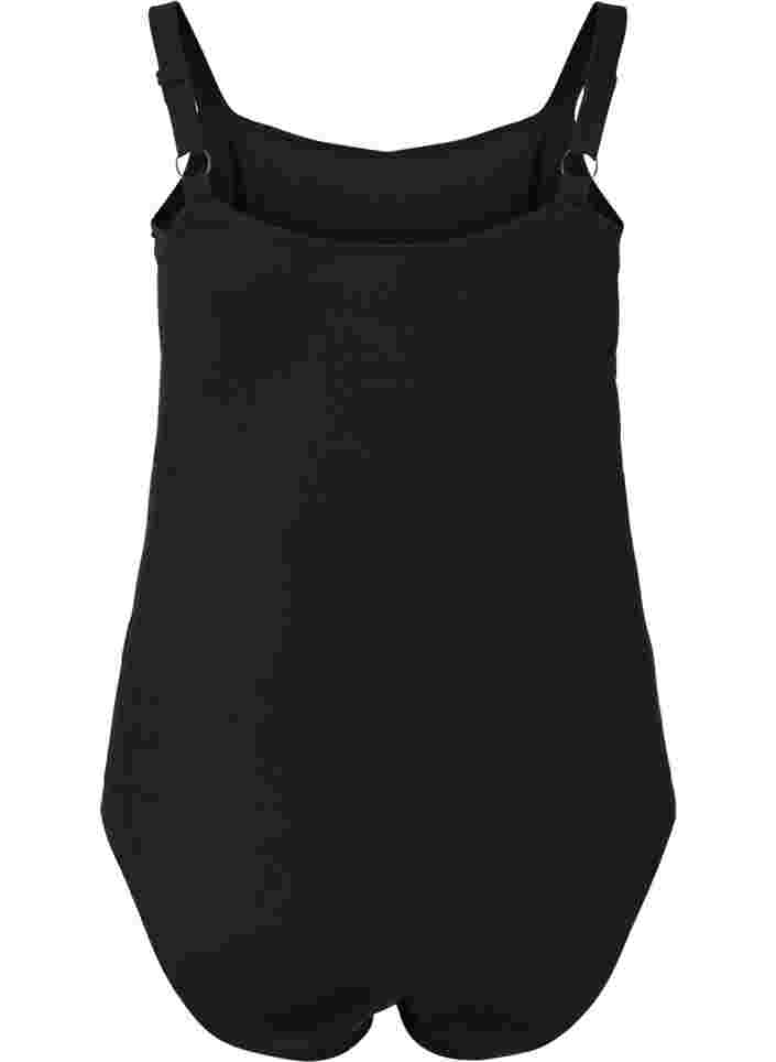 Light shapewear body med justerbare stropper, Black, Packshot image number 1