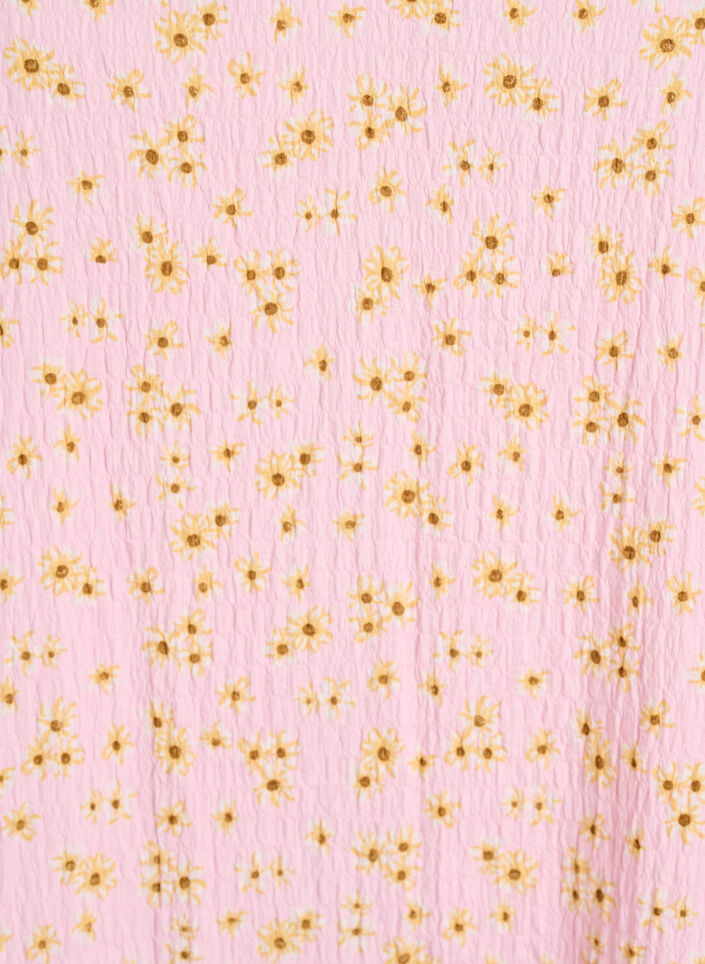 Kort&aelig;rmet kjole med V-hals, Lyser&oslash;d, Packshot image number 2