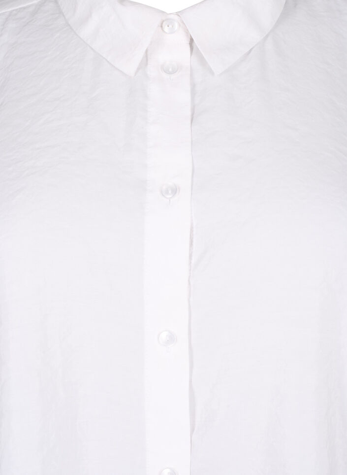 Langærmet skjorte i TENCEL™ Modal , Bright White, Packshot image number 2
