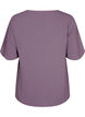 Kortærmet bluse med a-shape, Vintage Violet, Packshot image number 1