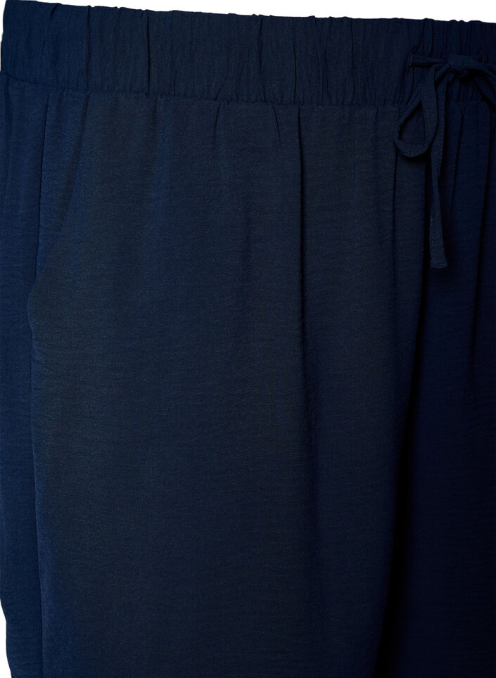 Shorts med lommer og elastik i taljen, Bl&aring;, Packshot image number 2
