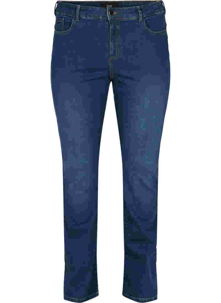 Højtaljet Ellen bootcut jeans, Dark blue