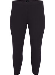 Basis 3/4 leggings i viskose, Sort