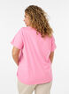 T-shirt i bomuld med print foran, Lyser&oslash;d, Model image number 2