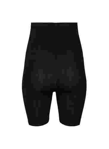 Højtaljede shapewear shorts, Black, Packshot image number 1