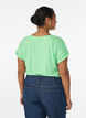 Kort&aelig;rmet t-shirt i bomuldsblanding, Gr&oslash;n, Model image number 2