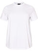 T-shirt i bomuld med print, Hvid, Packshot image number 0