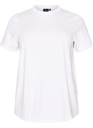 T-shirt i bomuld med print, Hvid