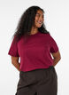 Basis t-shirt i bomuld med rund hals , R&oslash;d, Model image number 0